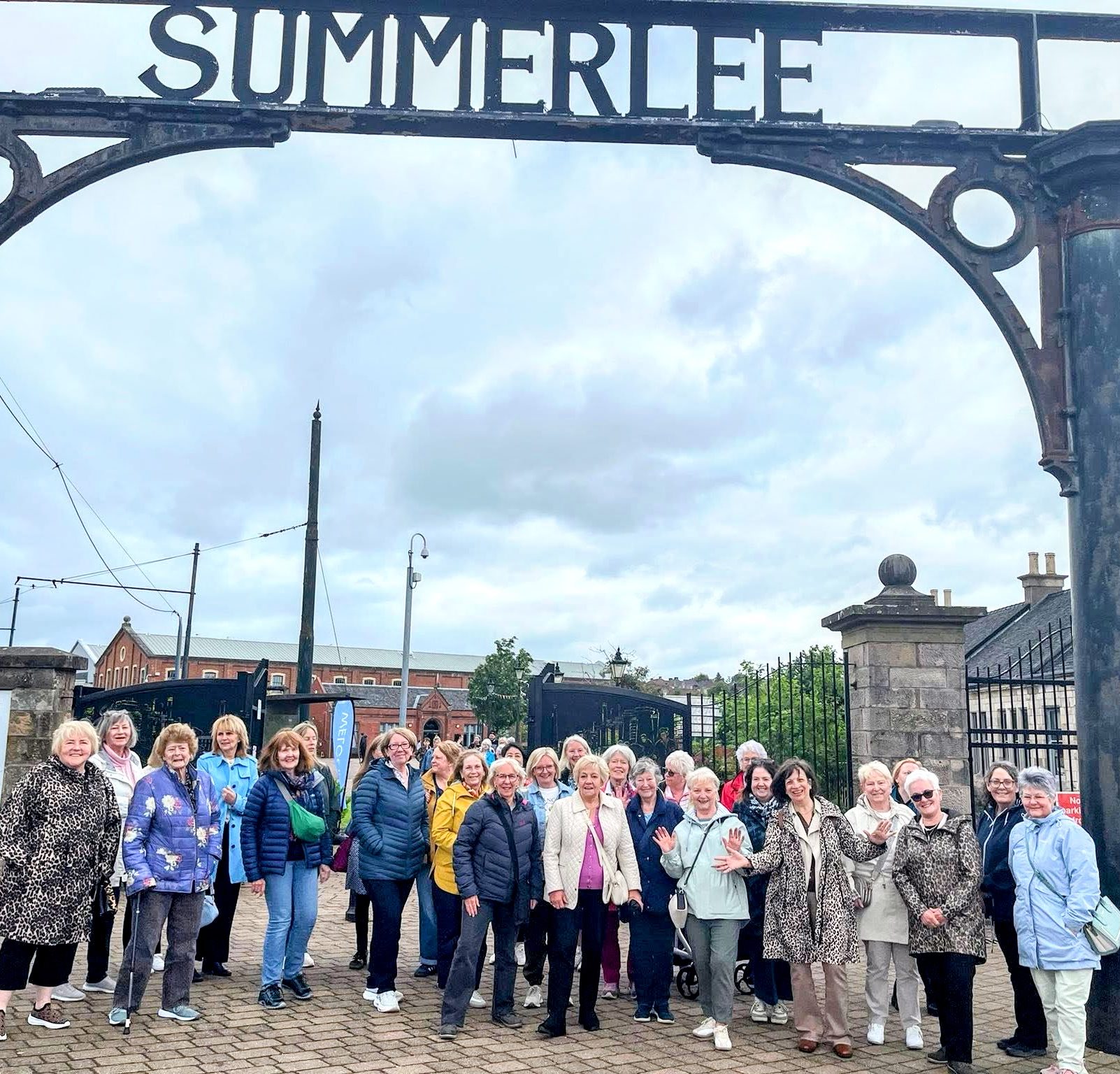 Largs SWI Summer Trip to Summerlee Heritage Centre Members of Largs SWI enjoying a group day out together at Summerlee Museum in Scotland.
